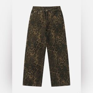 Aelfric Eden Leopard Print Jeans